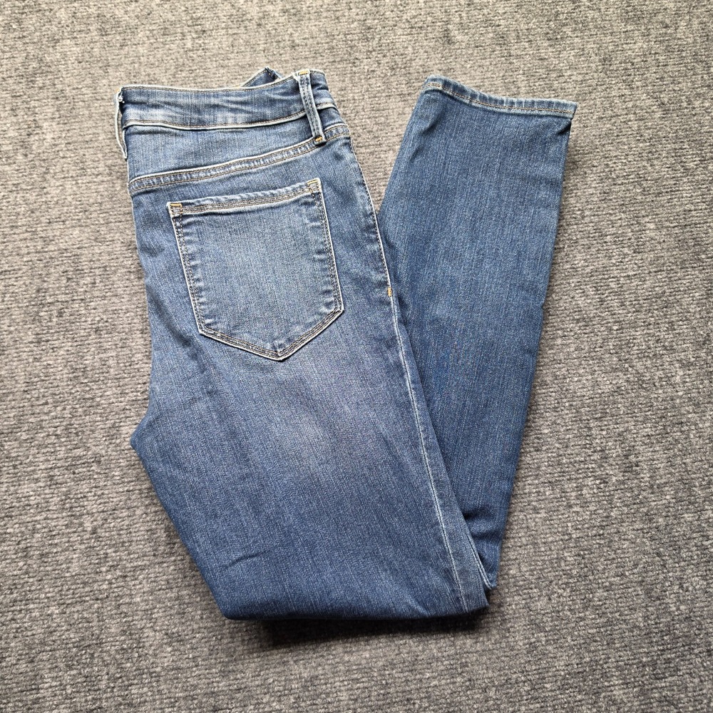 Athleta SculpTek Stretch Medium Wash Skinny Jeans Womens Size 4 Blue Denim 28x28